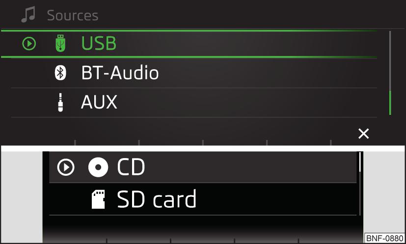 Jeżeli jako źródło dźwięku wybrane zostanie AUX, należy na podłączonym urządzeniu uruchomić odtwarzanie.