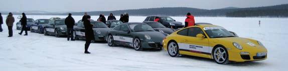 Porsche World Roadshow Snow and Ice w Finlandii.