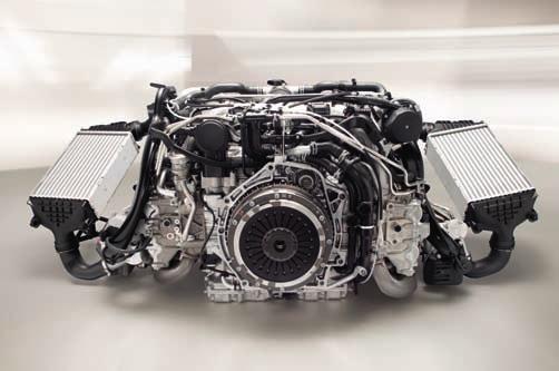 zwiększenia mocy nowe 911 Turbo zużywa nawet 16% mniej paliwa (w zależności od modelu), a emisję dwutlenku węgla zredukowano o prawie 18%, tak aby spełniała europejską normę EU5.