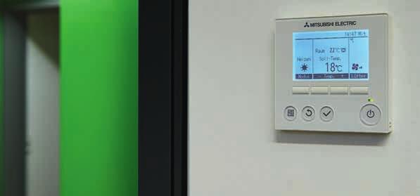 ZALETY Zalety i właściwości systemów kontroli i sterowania Inteligentna instalacja klimatyzacja oszczędza energię i chroni środowisko Sterowniki i ekrany sterowania stanowią interfejs pomiędzy