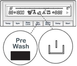 42 ponownie dotknąć przycisk Start/Pauza, dzięki czemu urządzenie będzie mogło rozpocząć swą pracę. 4. FUNKCJA PRANIA WSTĘPNEGO Jest to funkcja stworzona z myślą o praniu bardzo brudnej odzieży.