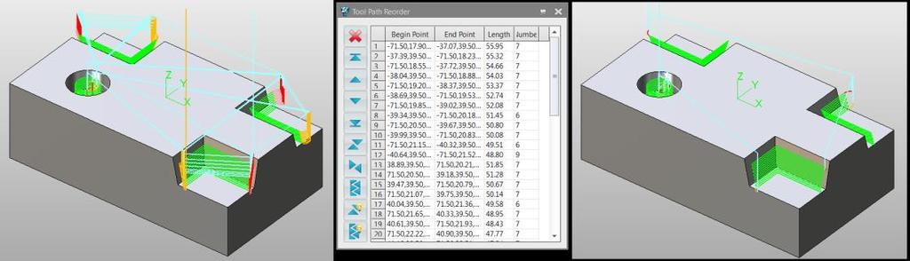 2. Oszczędzający czas edytor ścieżki narzędzia w ZW3D Na podstawie kilku prostych przykładów edycji ścieżki narzędzia w ZW3D możemy zobaczyć możliwość znaczącej oszczędności czasu przez bardziej