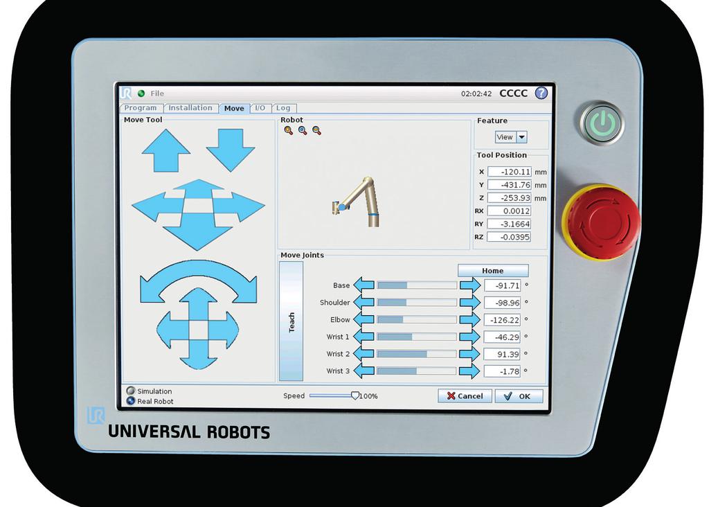 Szybkie ustawienie Firma Universal Robots dokonała rewolucji w montażu robotów, skracając standardowy czas