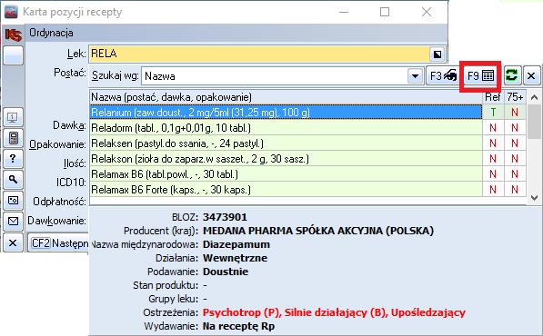 działanie, wskazania, przeciwwskazania, indeksy dotyczące bezpieczeństwa farmakoterapii stosowania w ciąży i karmienia piersią, wpływ na sprawność psychomotoryczną, działania niepożądane, interakcje,