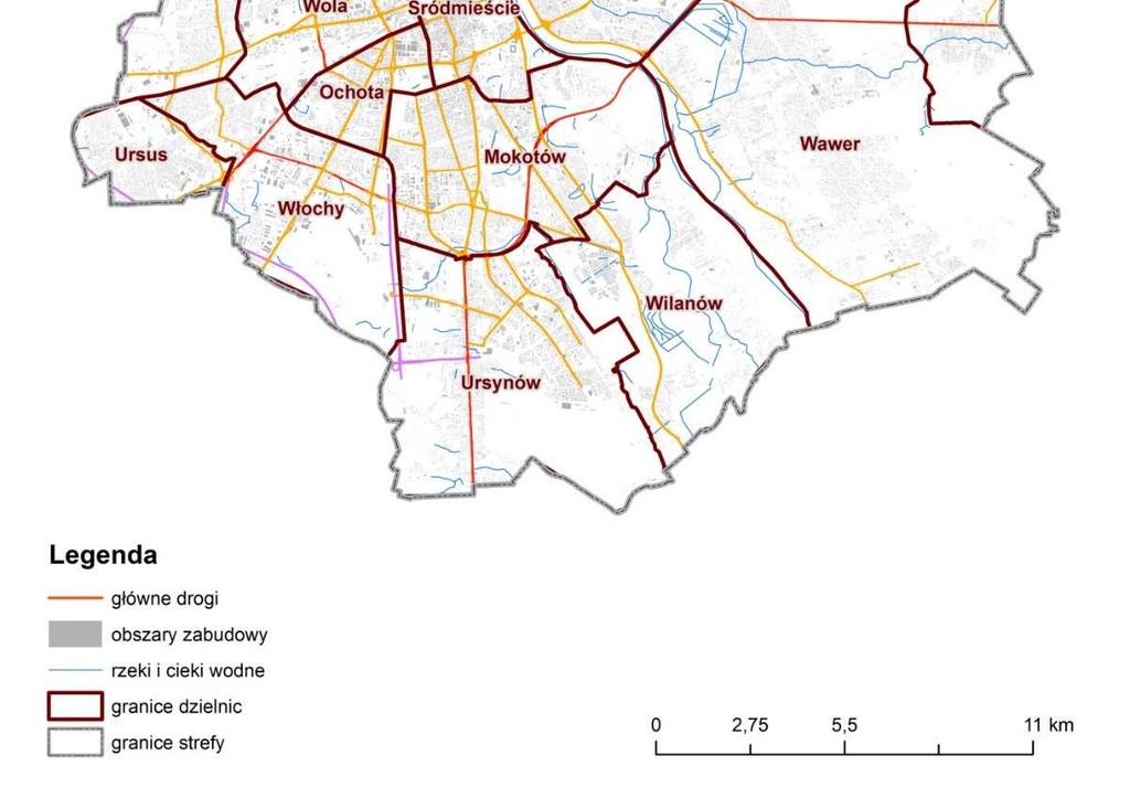 Załącznik graficzny nr 1 do uzasadnienia zakresu zagadnień określonych i ocenionych w Programie (dotyczy 2015 roku) Rysunek 1