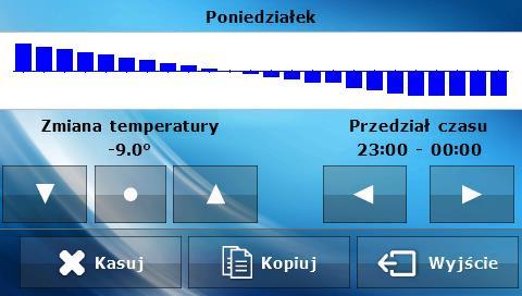 Widok ekranu Po naciśnięciu na ikonkę Widok ekranu użytkownik ma możliwość ustawienia wyglądu głównego ekranu. Domyślnie ustawiony jest ekran instalacji, ale można również ustawić ekran panelowy.