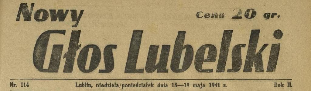 18-19 maja 1941 r. Okres okupacji to ciągłe zabiegi okupanta o maksymalne wykorzystanie mocy produkcyjnych fabryki.