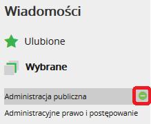 po kliknięciu na pole Ulubione. Aby powrócić do poprzedniego widoku należy wybrać pole Wszystkie.