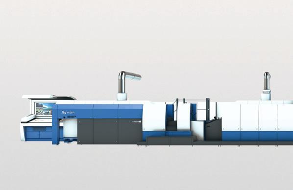 Wyposażenie KBA VariJET 106 Najważniejsze zalety Nowoczesne stanowisko kierowania: Made by KBA konsola sterowania ErgoTronic z panelem dotykowym do inteligentnej i łatwej obsługi podłączenie do