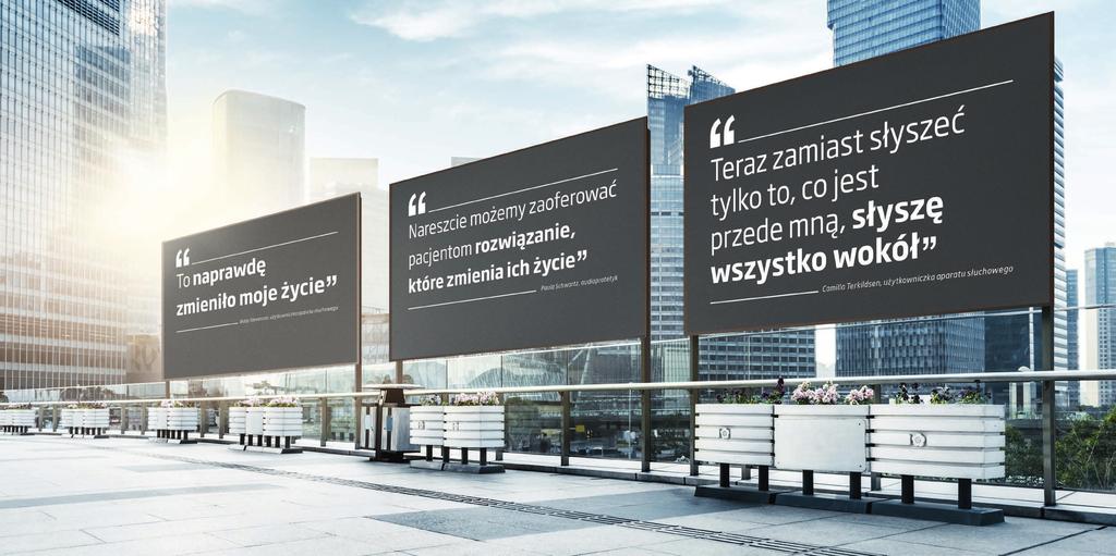 Najważniejsze w Oticon Opn Wyjątkowo szybka i precyzyjna technika dostarcza użytkownikowi dokładniejszych informacji o otoczeniu akustycznym 360º wokół, nawet w trudnym środowisku, i daje dostęp do