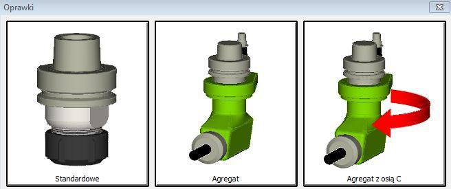 Obsługa Agregatów Obsługa Agregatów W Alphacam 2015 R1 można definiowad oprawki narzędziowe typu agregat.