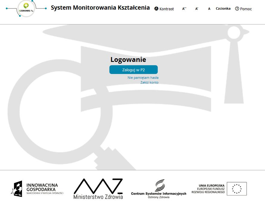 2. Rozpoczęcie pracy z aplikacją Krokiem koniecznym do tego, aby móc korzystać z aplikacji SMK, jest zalogowanie się przy do systemu.