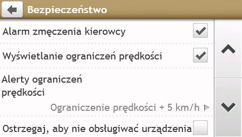 Aby... Wykonaj... zmienić tryb wyświetlanego ekranu zmienić jasność ekranu w trybie dzień/noc stuknij tryb Ekran i wybierz: Auto: ustawienie automatycznej zmiany między trybami Dzień i Noc.