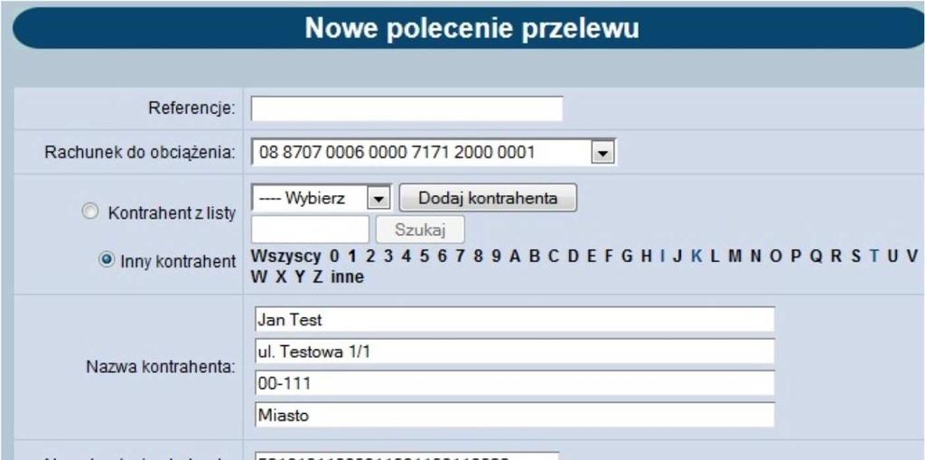 W sytuacji, gdy wśród zaznaczonych przelewów/paczek do przekazania do realizacji znajdują się zlecenia, które zostały złożone przed zamknięciem rachunku w systemie bankowym aplikacja blokuje