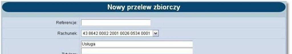 Dla powyższej formatki użytkownik ma do dyspozycji następujące przyciski funkcyjne: [Dodaj zlecenie] - dodanie nowego zlecenia do