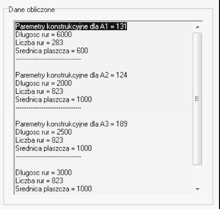 Z. Kobus, J. Mazur, T. Guz, M. Pastuszak, S. Juśko Rys. 4. Fig. 4. Karta programu z parametrami stacji wyparnej.