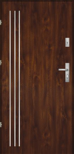 drzwi antywłamaniowe i akustyczne rc3 / 42dB model K-3000, K-3000 A wyposażenie standardowe k-3000 56 skrzydło drzwi o grubości 56mm z uszczelką, najwyższej jakości blacha gładka lub tłoczona,