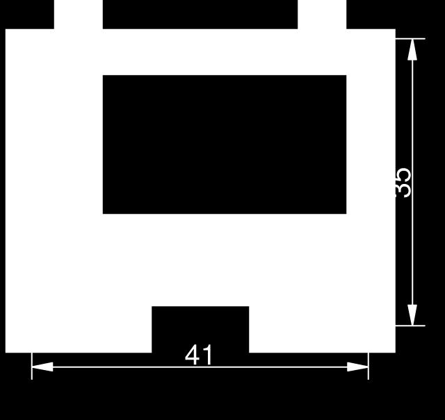 K) TSUK4135 U m = 1,9 W/(m² K) Z