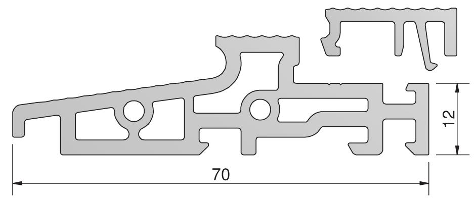 Opakowanie/m TS57042- TSUK4135, TSUK4180, z listwą klipsującą 36 FL TSUK5049 (wszystkie