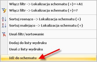 A.1.2.j. Ulepszenia Bazy technicznej projektu Nowości COPYRIGHT 2009 IGE+XAO. Wszystkie prawa zastrzeżone l Advanced A.1.2.j.1. Nawigacja między Bazą techniczną projektu a Schematami zasadniczymi