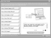 Obsługa programu OLYMPUS Master 2 Po uruchomieniu programu OLYMPUS Master 2 zostanie wyświetlone okno Quick Start Guide (Pierwsze kroki), które zawiera informacje ułatwiające korzystanie z aparatu.