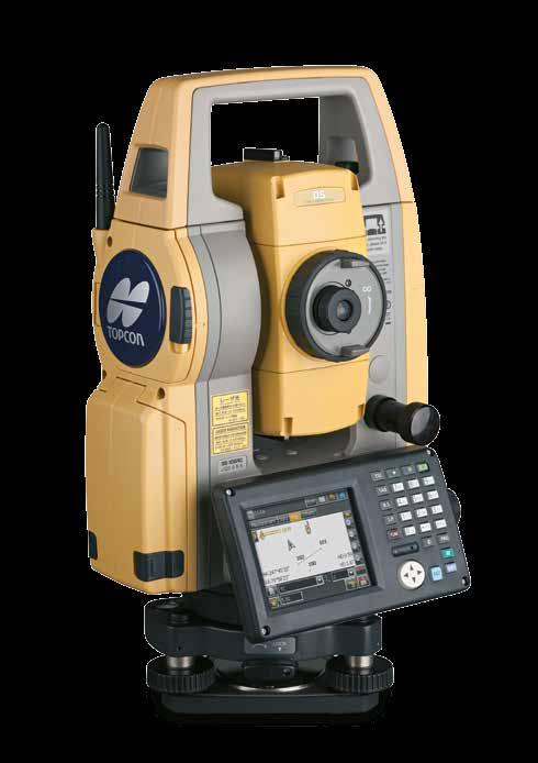 TACHIMETRY ZMOTORYZOWANE I JEDNOOSOBOWE Topcon DS-200i Tachimetry zmotoryzowane serii D-200i wyposażone są w szybkie i precyzyjne serwomotory.