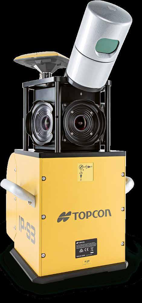 MOBILNY SYSTEM SKANUJĄCY Topcon IP-S3 P-S3 jest dwukrotnie mniejszy od swojego poprzednika.