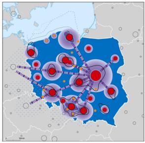 1. Wykorzystanie potencjału głównych ośrodków miejskich i ich obszarów