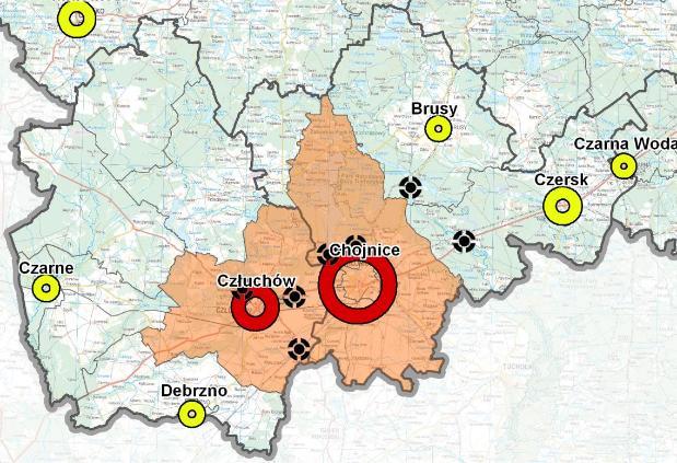 Projekt Chojnicko-Człuchowski miejski obszar funkcjonalny jest dofinansowany z Europejskiego Funduszu Rozwoju Regionalnego w ramach Programu Operacyjnego Pomoc Techniczna na lata