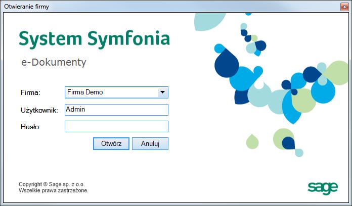 3 4 Podręcznik użytkownika Symfonia e-dokumenty Otwieranie firmy Po utworzeniu bazy danych firmy na serwerze MySQL można ją otworzyć.