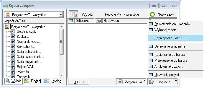 6 16 Podręcznik użytkownika Symfonia e-dokumenty Aby umożliwić w programie Symfonia Mała Księgowość wyświetlenie listy e-faktur zakupu zarejestrowanych w programie Symfonia e-dokumenty: 1.