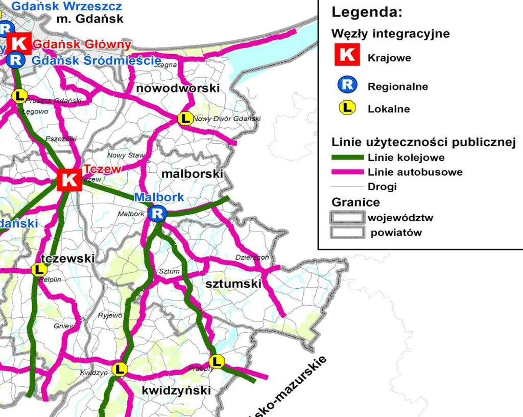 Plan Zrównoważonego Rozwoju Publicznego Transportu Zbiorowego dla Gminy Lichnowy 1.8.3.