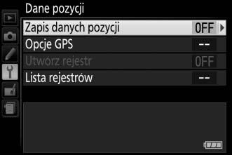 Funkcja danych pozycji działa najlepiej w miejscach z niezasłoniętym widokiem nieba. 1 Wybierz Dane pozycji.