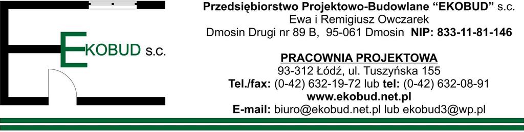 PROJEKT BUDOWLANY WYKONAWCZY PROJEKT ROBÓT ZEWNĘTRZNYCH Obiekt: Kompleks sportowy w Godzianowie Inwestor: Gmina Godzianów ul.