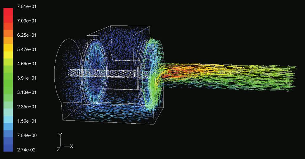 Analysis of impact of EGR valve construction on the exhaust gas flow parameters in the engine for position range of h = 0.1 and h = 1.