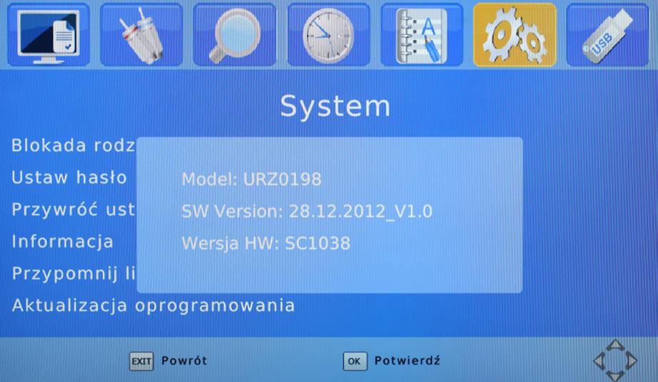 9.4 Przywrócenie ustawień fabrycznych Opcja umożliwia przywrócenie ustawień domyślnych urządzenia.