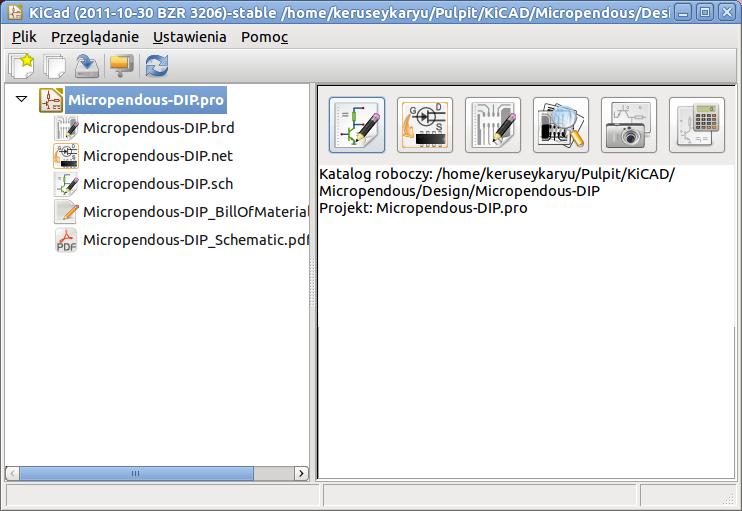 Wprowadzenie do programu KiCad 7 / 41 Rozdział 3 Rysowanie schematów W tej sekcji nauczymy się rysować schematy za pomocą narzędzi zawartych w KiCad EDA. 3.1 Using Eeschema 1. Under Windows run kicad.