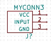 Wprowadzenie do programu KiCad 12 / 41 26. It is time to place the power and ground symbols. Click on the Place a power port button on the right toolbar. Alternatively, press the p key.