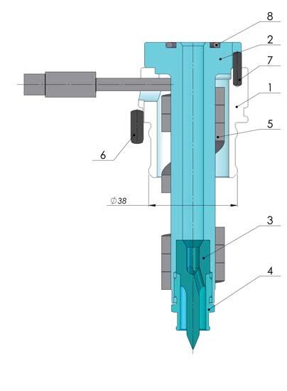 typ WP Ø29 System GK WADIM PLAST Dysza typ WP Ø29/.../CP-3/5 DANE TECHNICZNE Napięcie 230 V Czujnik temperatury Fe-CuNi (typ J) Długość przewodów 2000 mm Maks.