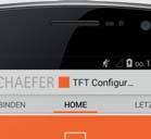 Wyświetlacze TFT można skonfigurować aplikacją przy pomocy WLAN i Bluetooth.