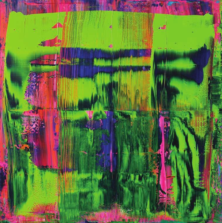 17. Dominik Smolik (ur.1982) Verde brillante 2017 akryl/płótno 100 x 100 cm sygn.