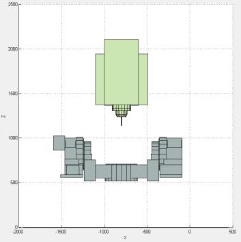 a) b) c) d) e) Rys. 5.1. Etapy symulacji obróbki w utworzonym programie Matlab 6.