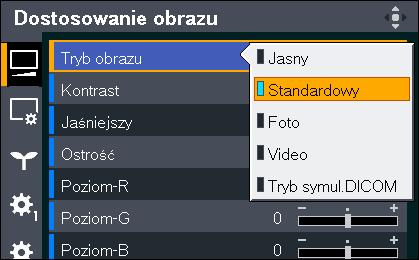 5. Zmiana ustawień projektora Wprowadzanie liczb Aby wprowadzić liczby, należy użyć przycisków numerycznych znajdujących się na pilocie zdalnego sterowania.