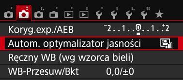 3 Automatyczne korygowanie jasności i kontrastuk Jeśli obraz jest zbyt ciemny lub kontrast jest zbyt niski, jasność i kontrast obrazu mogą być korygowane automatycznie.