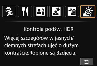 W efekcie powstaje jedno zdjęcie o szerokiej gamie tonalnej, na którym cienie powstające w wyniku fotografowania pod światło są ograniczone do minimum.