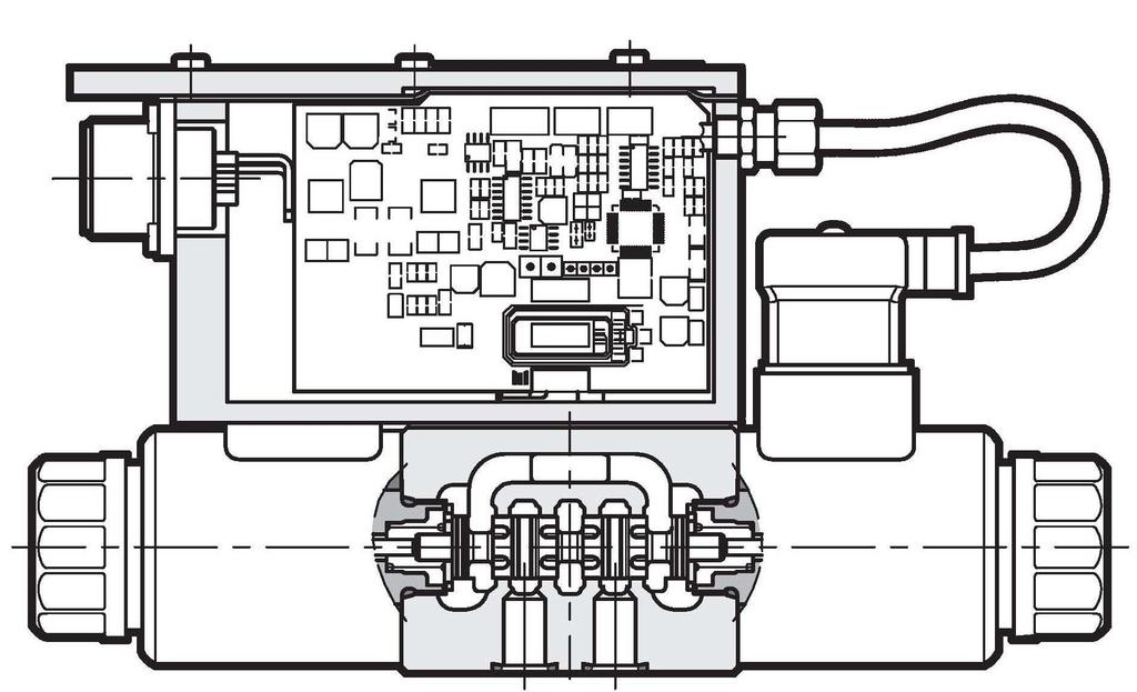 Rozdzielacz proporcjonalny ze zintegrowaną elektroniką typ USAEB6 WN6 do 5 MPa do 40 dm /min KARTA KATALOGOWA - INSTRUKCJA OBSŁUGI WK 428 650 09.
