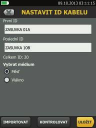 Edytujemy ID lub tworzymy nowe ID, gdzie ustawiamy sekwencję nazwy pomiarów.