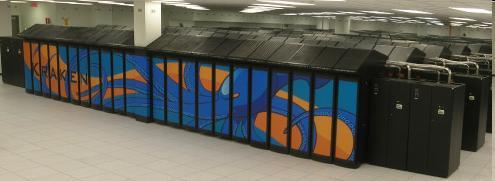 Lustre scalable filesystem used on compute nodes. Cray XT5 at National Institute for Computational Sciences.