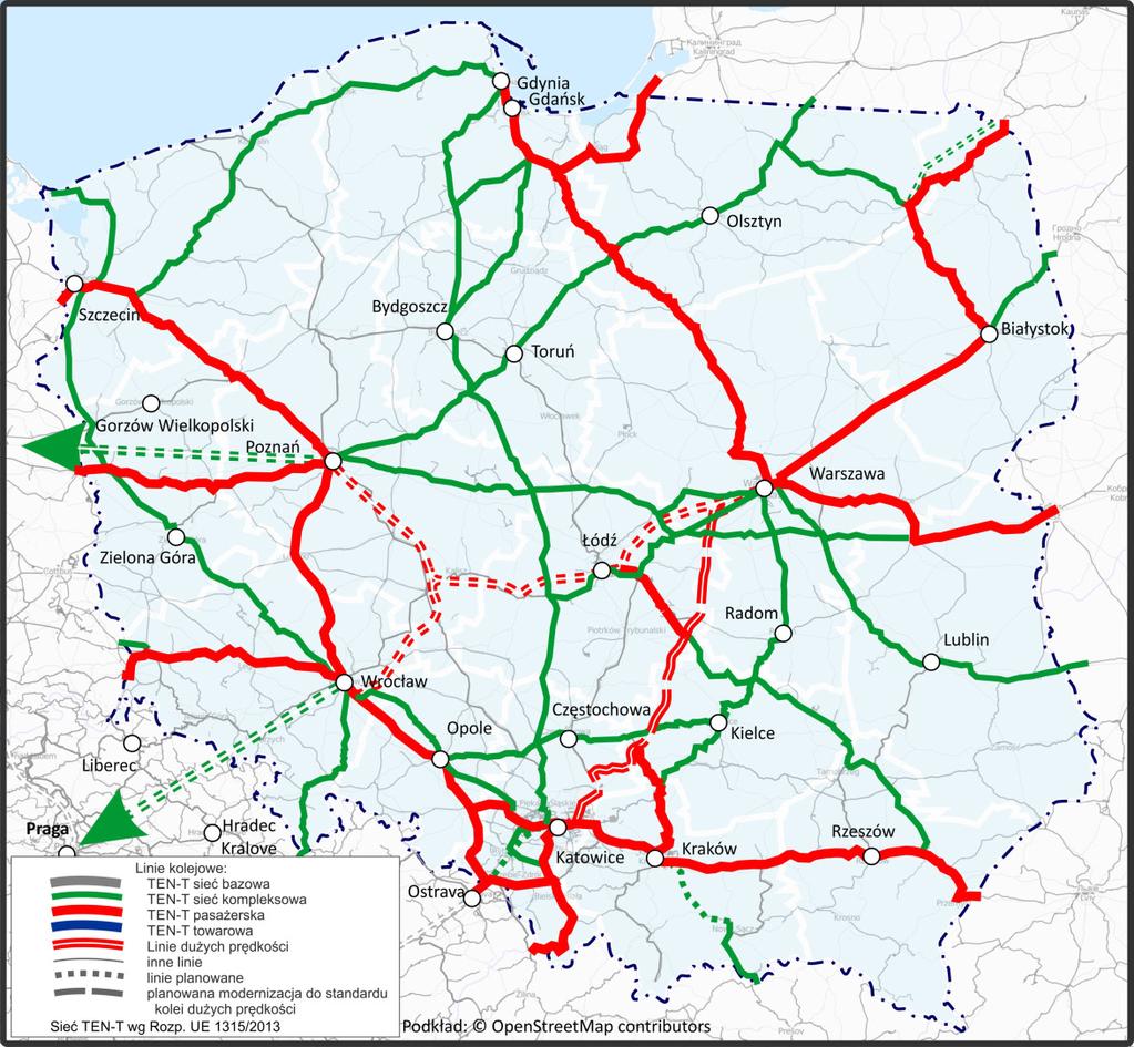 Sieć TEN-T w Polsce