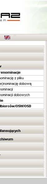 Próby wysyłania do gaz system u wyeksportowanego pliku w formacie edig@s mogą spowodowaćć błąd przyjęcia nominacji ze względu na fakt, że komunikat o tym samym s polu